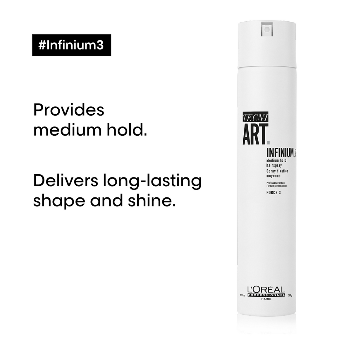 L'Oreal Infinium 3 Medium Hold Hairspray