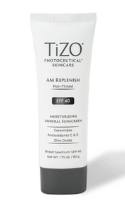 Tizo AM Replenish SPF 40 - Non-Tinted and Lightly Tinted